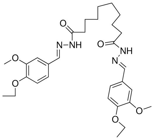 SEBACIC BIS((4-ETHOXY-3-METHOXYBENZYLIDENE)HYDRAZIDE)