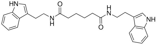 N(1),N(6)-bis[2-(1H-indol-3-yl)ethyl]hexanediamide