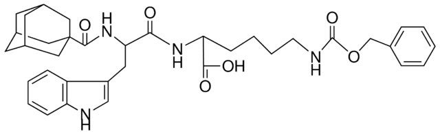 N(2)-[2-[(1-ADAMANTYLCARBONYL)AMINO]-3-(1H-INDOL-3-YL)PROPANOYL]-N(6)-[(BENZYLOXY)CARBONYL]LYSINE