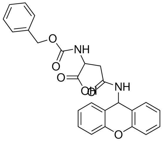 N(2)-[(benzyloxy)carbonyl]-N(4)-(9H-xanthen-9-yl)asparagine