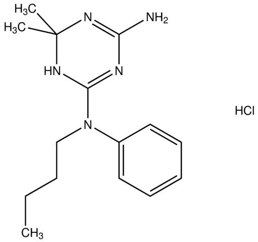 N(2)-butyl-6,6-dimethyl-N(2)-phenyl-1,6-dihydro-1,3,5-triazine-2,4-diamine hydrochloride