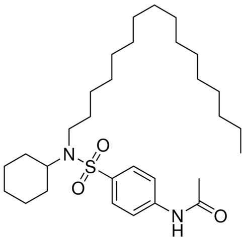 N4-ACETYL-N1-CYCLOHEXYL-N1-HEXADECYLSULFANILAMIDE