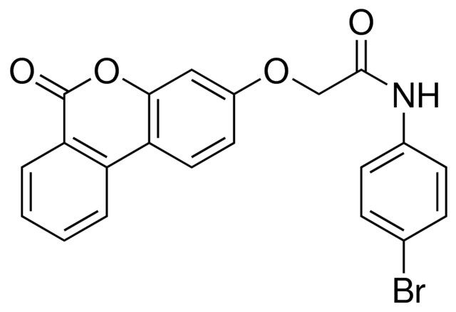 N-(4-BROMO-PHENYL)-2-(6-OXO-6H-BENZO(C)CHROMEN-3-YLOXY)-ACETAMIDE