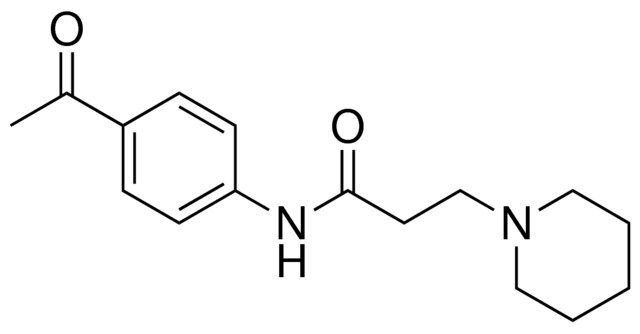 N-(4-ACETYL-PHENYL)-3-PIPERIDIN-1-YL-PROPIONAMIDE