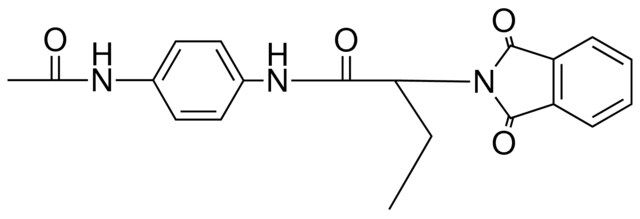 N-(4-ACETYLAMINO-PHENYL)-2-(1,3-DIOXO-1,3-DIHYDRO-ISOINDOL-2-YL)-BUTYRAMIDE