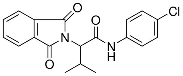 N-(4-CHLORO-PHENYL)-2-(1,3-DIOXO-1,3-DIHYDRO-ISOINDOL-2-YL)-3-METHYL-BUTYRAMIDE