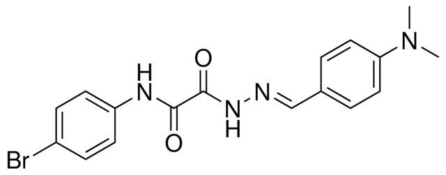 N-(4-BROMOPHENYL)-2-(2-(4-(DIMETHYLAMINO)BENZYLIDENE)HYDRAZINO)-2-OXOACETAMIDE