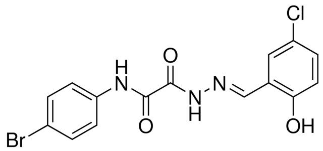 N-(4-BROMOPHENYL)-2-(2-(5-CHLORO-2-HYDROXYBENZYLIDENE)HYDRAZINO)-2-OXOACETAMIDE