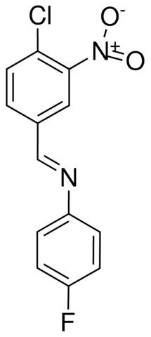 N-(4-CHLORO-3-NITROBENZYLIDENE)-4-FLUOROANILINE