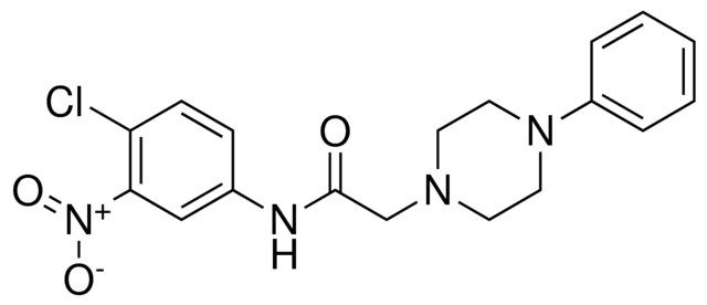 N-(4-CHLORO-3-NITRO-PHENYL)-2-(4-PHENYL-PIPERAZIN-1-YL)-ACETAMIDE