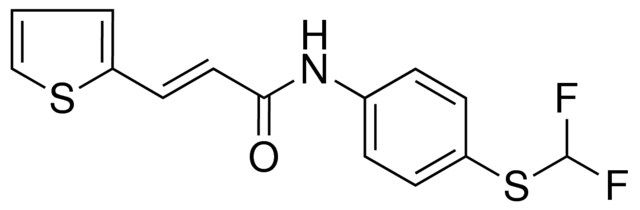 N-(4-DIFLUOROMETHYLSULFANYL-PHENYL)-3-THIOPHEN-2-YL-ACRYLAMIDE