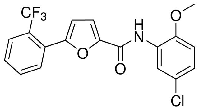 N-(5-CHLORO-2-METHOXYPHENYL)-5-(2-(TRIFLUOROMETHYL)PHENYL)-2-FURAMIDE