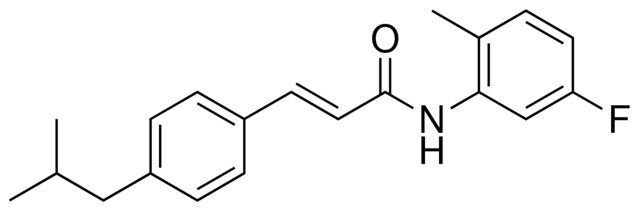 N-(5-FLUORO-2-METHYL-PHENYL)-3-(4-ISOBUTYL-PHENYL)-ACRYLAMIDE