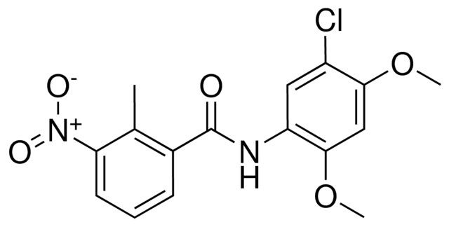 N-(5-CHLORO-2,4-DIMETHOXYPHENYL)-2-METHYL-3-NITROBENZAMIDE