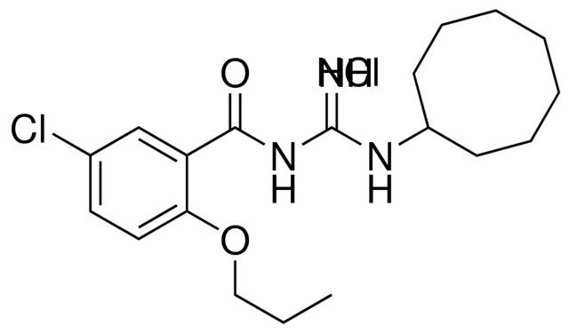 N-(5-CHLORO-2-PROPOXY-BENZOYL)-N'-CYCLOOCTYL-GUANIDINE, HYDROCHLORIDE