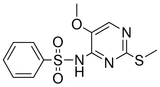 N-(5-METHOXY-2-METHYLSULFANYL-PYRIMIDIN-4-YL)-BENZENESULFONAMIDE