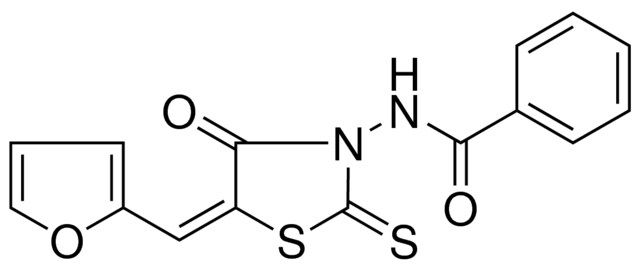 N-(5-FURAN-2-YLMETHYLENE-4-OXO-2-THIOXO-THIAZOLIDIN-3-YL)-BENZAMIDE