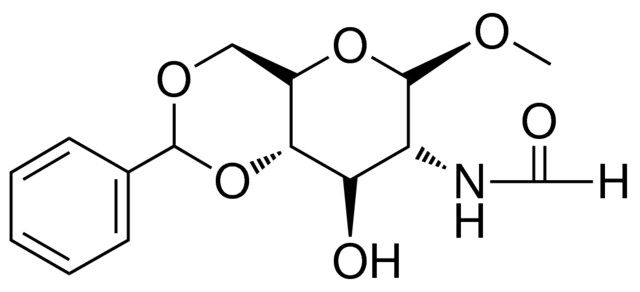 N-(8-HO-6-METHOXY-2-PHENYL-HEXAHYDRO-PYRANO(3,2-D)(1,3)DIOXIN-7-YL)-FORMAMIDE