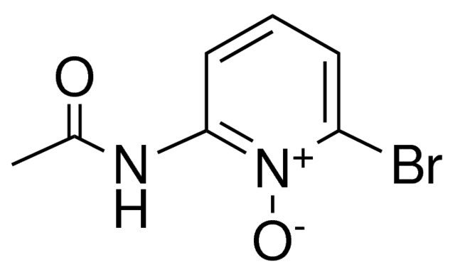 N-(6-bromo-1-oxido-2-pyridinyl)acetamide