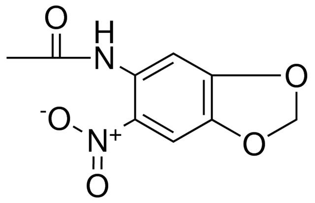 N-(6-NITRO-BENZO(1,3)DIOXOL-5-YL)-ACETAMIDE