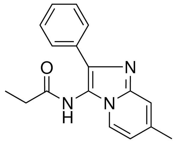 N-(7-METHYL-2-PHENYLIMIDAZO(1,2-A)PYRIDIN-3-YL)PROPANAMIDE