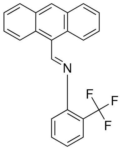 N-(9-ANTHRACENYLMETHYLENE)-2-(TRIFLUOROMETHYL)ANILINE