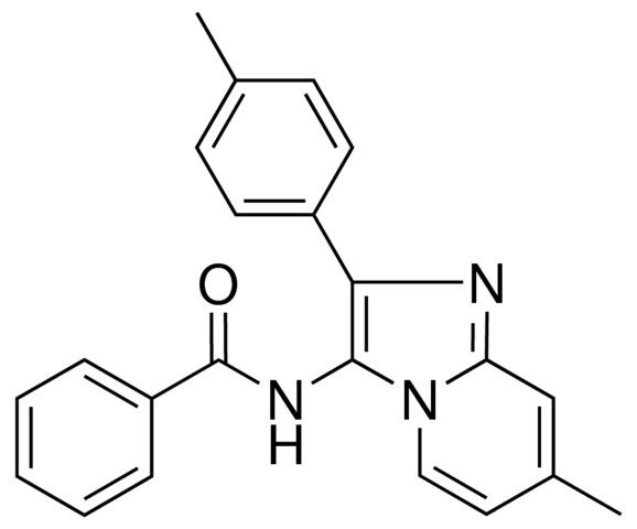 N-(7-METHYL-2-(4-METHYLPHENYL)IMIDAZO(1,2-A)PYRIDIN-3-YL)BENZAMIDE