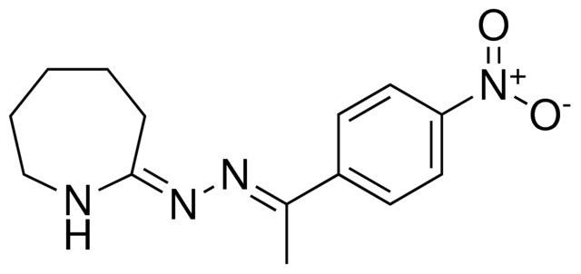 N-AZEPAN-2-YLIDENE-N'-(1-(4-NITRO-PHENYL)-ETHYLIDENE)-HYDRAZINE