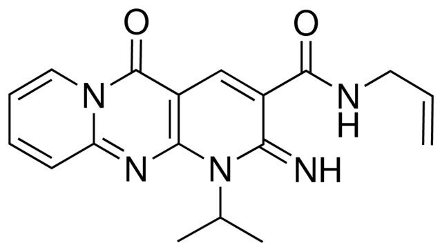 N-ALLYL-2-IMINO-1-ISOPROPYL-5-OXO-1,5-DIHYDRO-2H-DIPYRIDO[1,2-A:2,3-D]PYRIMIDINE-3-CARBOXAMIDE