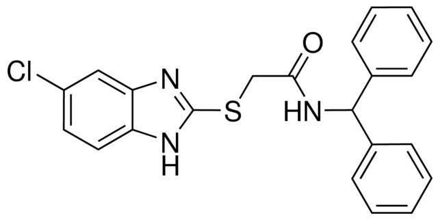 N-BENZHYDRYL-2-[(5-CHLORO-1H-BENZIMIDAZOL-2-YL)SULFANYL]ACETAMIDE