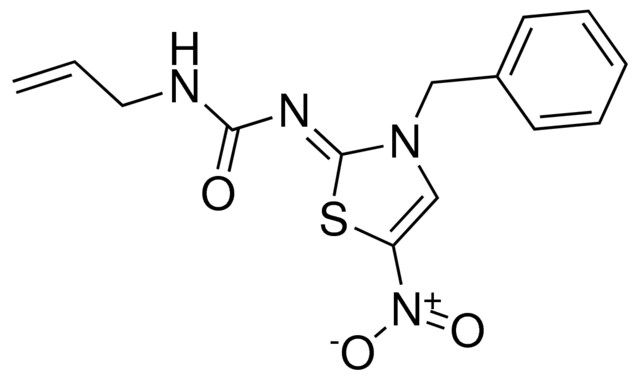 N-allyl-N'-((2Z)-3-benzyl-5-nitro-1,3-thiazol-2(3H)-ylidene)urea