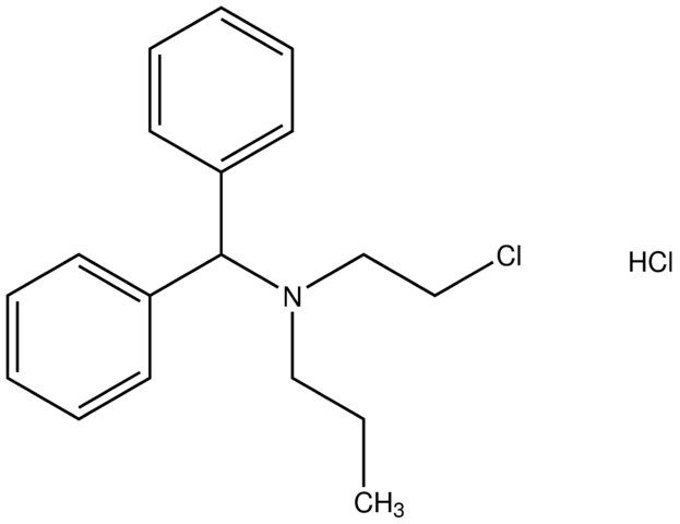 N-benzhydryl-N-(2-chloroethyl)-1-propanamine hydrochloride