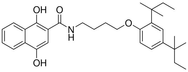 N-[4-(2,4-DITERT-PENTYLPHENOXY)BUTYL]-1,4-DIHYDROXY-2-NAPHTHAMIDE