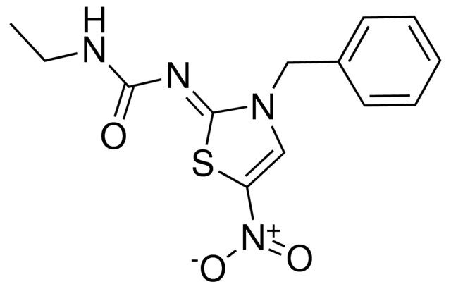 N-((2Z)-3-benzyl-5-nitro-1,3-thiazol-2(3H)-ylidene)-N'-ethylurea