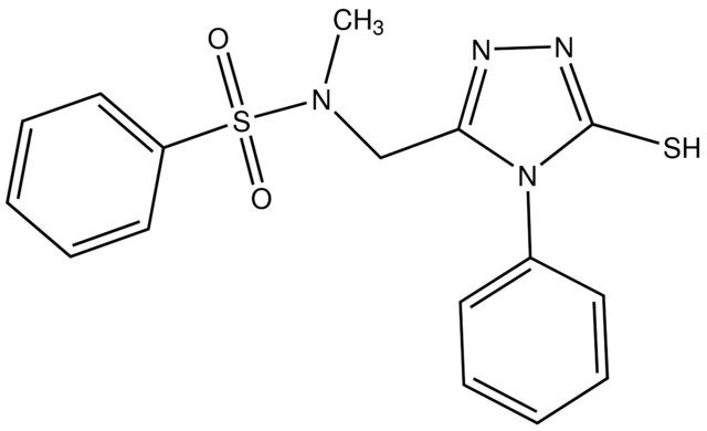 <i>N</i>-((5-Mercapto-4-phenyl-4<i>H</i>-1,2,4-triazol-3-yl)methyl)-<i>N</i>-methylbenzenesulfonamide