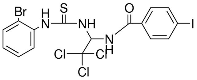 N-(1-(3-(2-BROMO-PHENYL)-THIOUREIDO)-2,2,2-TRICHLORO-ETHYL)-4-IODO-BENZAMIDE