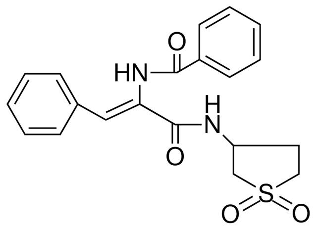 N-(1-(1,1-DIOXO-TETRAHYDRO-THIOPHEN-3-YLCARBAMOYL)-2-PHENYL-VINYL)-BENZAMIDE