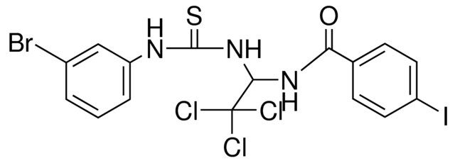 N-(1-(3-(3-BROMO-PHENYL)-THIOUREIDO)-2,2,2-TRICHLORO-ETHYL)-4-IODO-BENZAMIDE