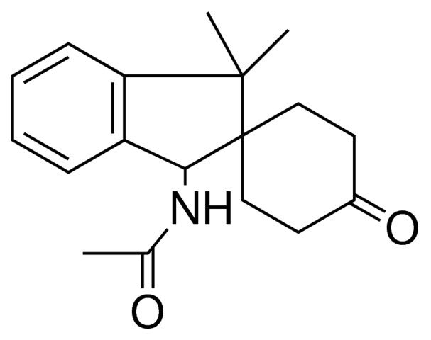 N-(1',1'-DIMETHYL-4-OXO-1',3'-DIHYDROSPIRO[CYCLOHEXANE-1,2'-INDENE]-3'-YL)ACETAMIDE