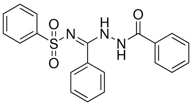 N-((N'-BENZOYL-HYDRAZINO)-PHENYL-METHYLENE)-BENZENESULFONAMIDE