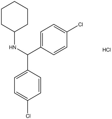 N-[bis(4-chlorophenyl)methyl]cyclohexanamine hydrochloride