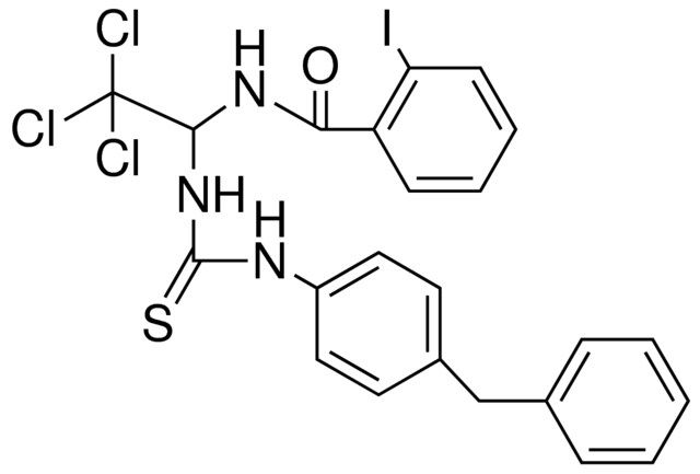 N-(1-(3-(4-BENZYL-PHENYL)-THIOUREIDO)-2,2,2-TRICHLORO-ETHYL)-2-IODO-BENZAMIDE