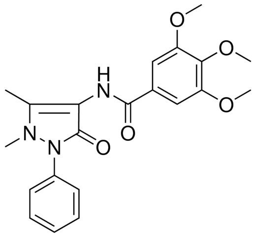 N-(1,5-DIMETHYL-3-OXO-2-PH-2,3-2H-1H-PYRAZOL-4-YL)-3,4,5-TRIMETHOXY-BENZAMIDE