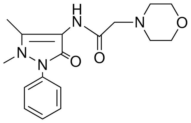 N-(1,5-DIMETHYL-3-OXO-2-PH-2,3-2H-1H-PYRAZOL-4-YL)-2-MORPHOLIN-4-YL-ACETAMIDE