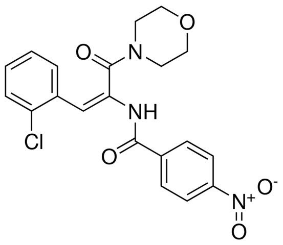 N-(2-(2-CHLORO-PHENYL)-1-(MORPHOLINE-4-CARBONYL)-VINYL)-4-NITRO-BENZAMIDE