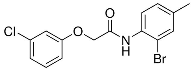 N-(2-BROMO-4-METHYL-PHENYL)-2-(3-CHLORO-PHENOXY)-ACETAMIDE