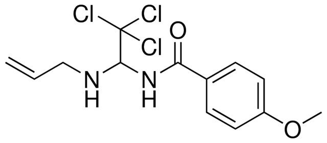 N-(1-ALLYLAMINO-2,2,2-TRICHLORO-ETHYL)-4-METHOXY-BENZAMIDE