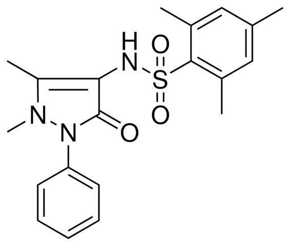 N-(1,5-DIMETHYL-3-OXO-2-PHENYL-2,3-DIHYDRO-1H-PYRAZOL-4-YL)-2,4,6-TRIMETHYLBENZENESULFONAMIDE