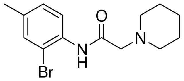 N-(2-BROMO-4-METHYL-PHENYL)-2-PIPERIDIN-1-YL-ACETAMIDE