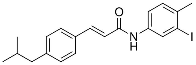 N-(3-IODO-4-METHYL-PHENYL)-3-(4-ISOBUTYL-PHENYL)-ACRYLAMIDE